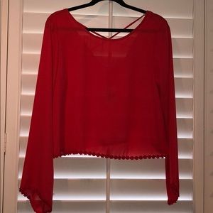 Long sleeve blouse